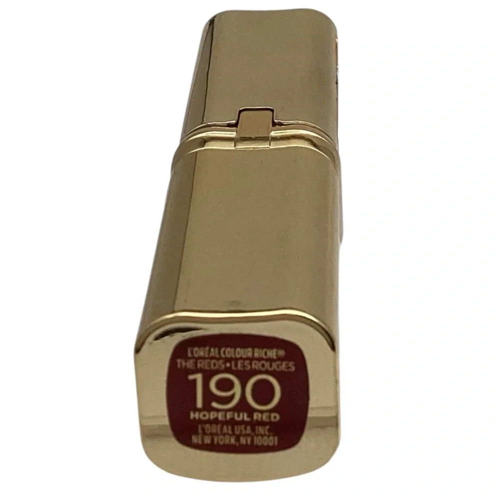 L'Oreal Paris Colour Riche Reds of Worth Satin Lipstick, (#190 Hopeful Red) NWT